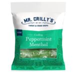 Mr. Crilly's Throat & Cough Drops Peppermint Menthol Flavour Bag 90g