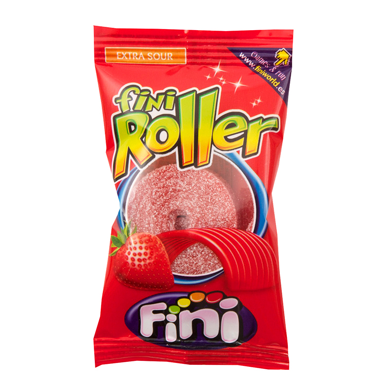 33410-01_1.jpg Fini Fizzy Strawberry Rollers - Image 1