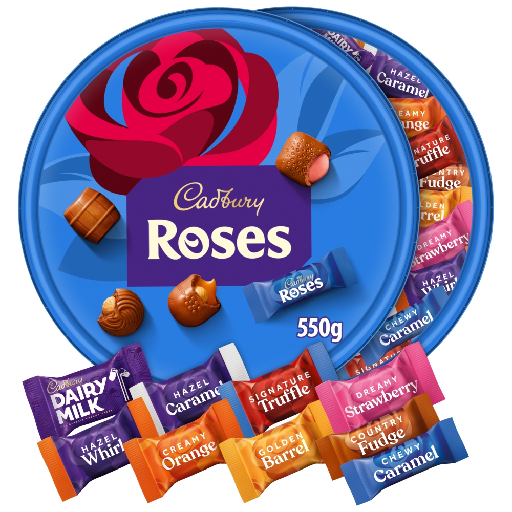 35275_1.jpg Cadbury Roses Chocolate Tub 550g - Image 1