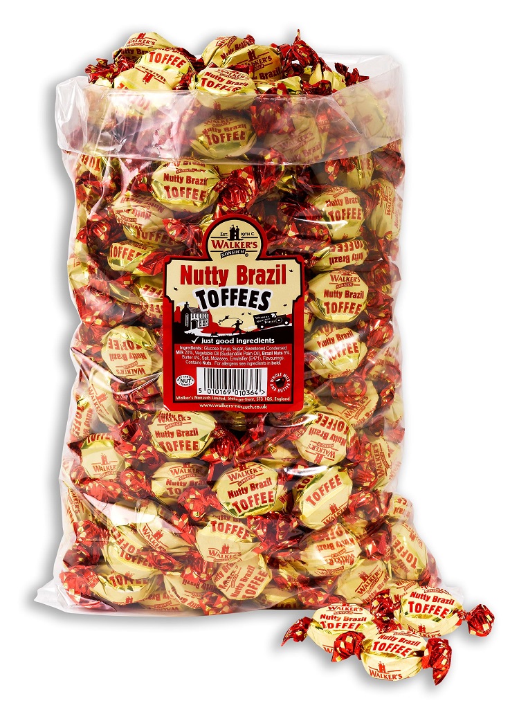 36378-02_2.jpg Walker's Nonsuch Nutty Brazil Toffees 2.5kg - Image 1