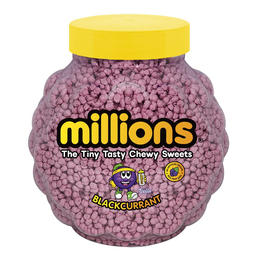 37519.jpg Millions Blackcurrant Flavour Jar 2.27kg - Image 1