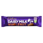 Cadbury Dairy Milk Whole Nut Chocolate Bar 45g - Image 2