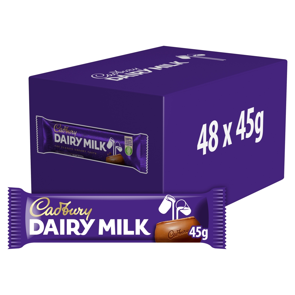 39129_a_23.jpg Cadbury Dairy Milk Chocolate Bar 45g - Image 1