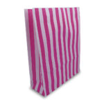 Accessories Large Pink Candy Stripe Paper Bags