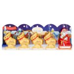 Lindt Santa Sleigh Christmas Milk Chocolates 5 Pieces 50g - Image 2