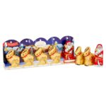 Lindt Santa Sleigh Christmas Milk Chocolates 5 Pieces 50g - Image 3