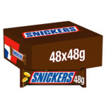 Snickers Caramel, Nougat, Peanuts & Milk Chocolate Snack Bar 48g