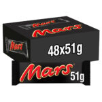 Mars Caramel, Nougat & Milk Chocolate Snack Bar 51g