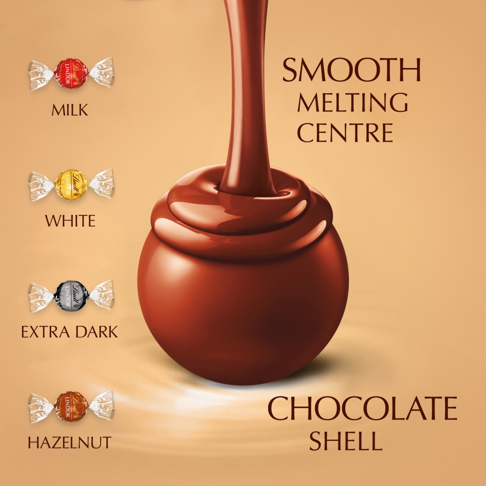 Lindt Lindor Assorted Chocolate Truffles Box 200g - Image 3