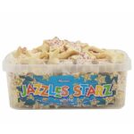 Hannah's White Chocolate Jazzles Starz Tub 600g