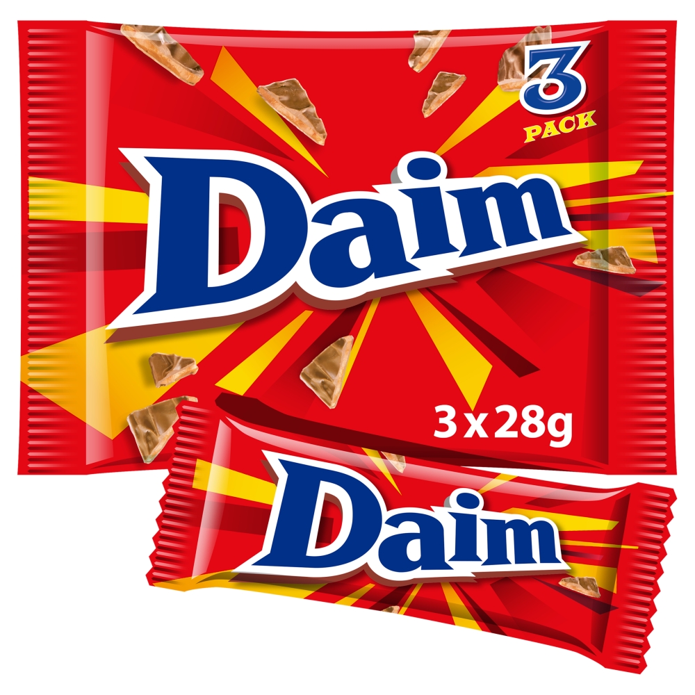 60037_a_24.jpg Daim Chocolate Bar 3 Pack 84g - Image 1