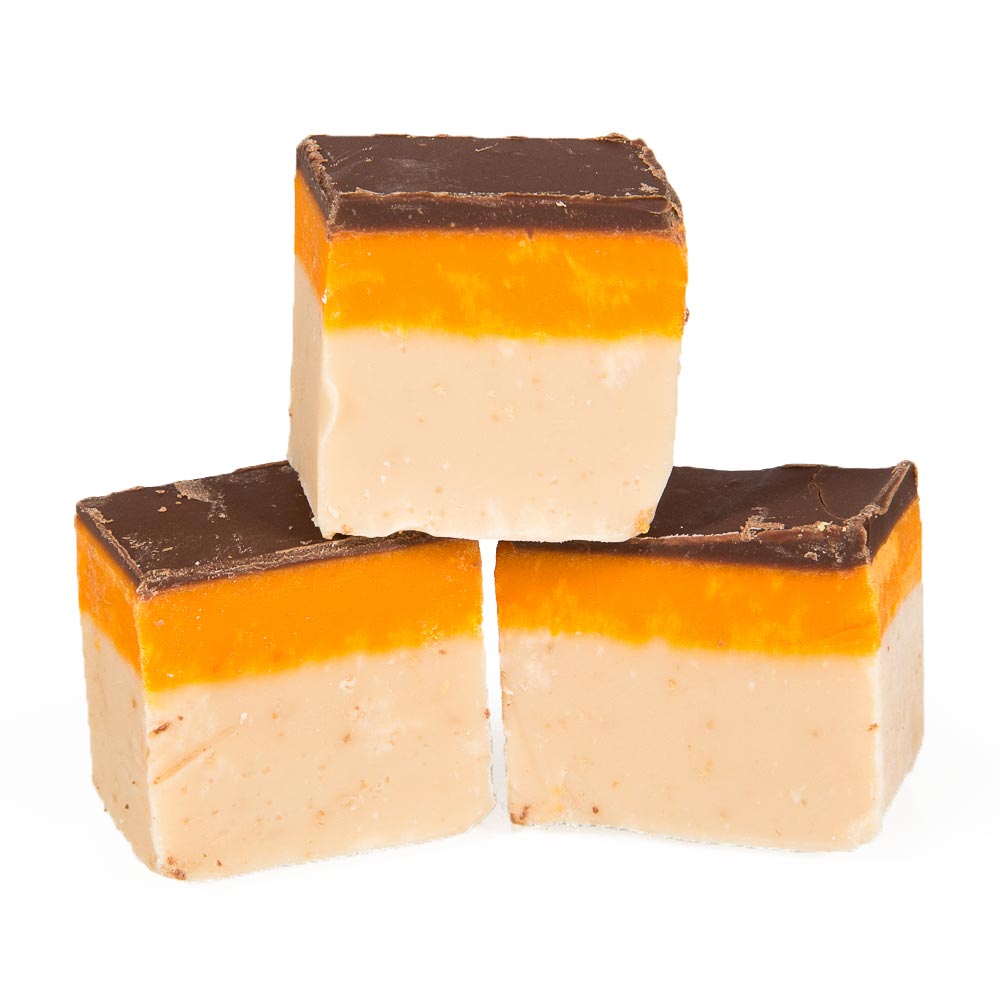 63496_a.jpg The Fudge Factory Jaffa Cake Fudge Tub 2kg - Image 1
