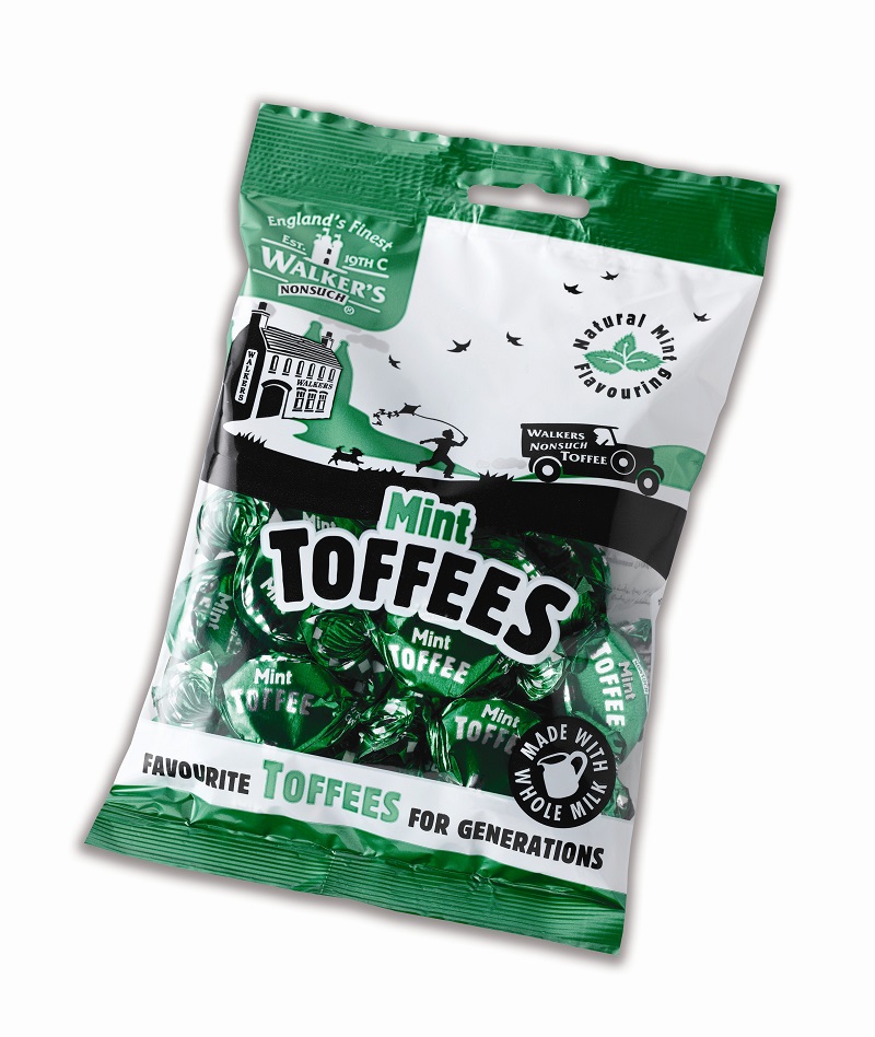 66250-01.jpg Walker's Nonsuch Mint Toffee Bags 150g - Image 1