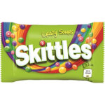 Skittles Vegan Chewy Crazy Sour Sweets Fruit Flavoured Bag 45g - Image 2