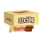 Twix Caramel & Milk Chocolate Fingers Biscuit Snack Bar 50g