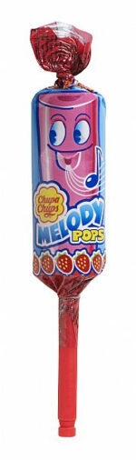 Chupa Chups Melody Pops Strawberry Flavour Lollipops 15g - Image 2