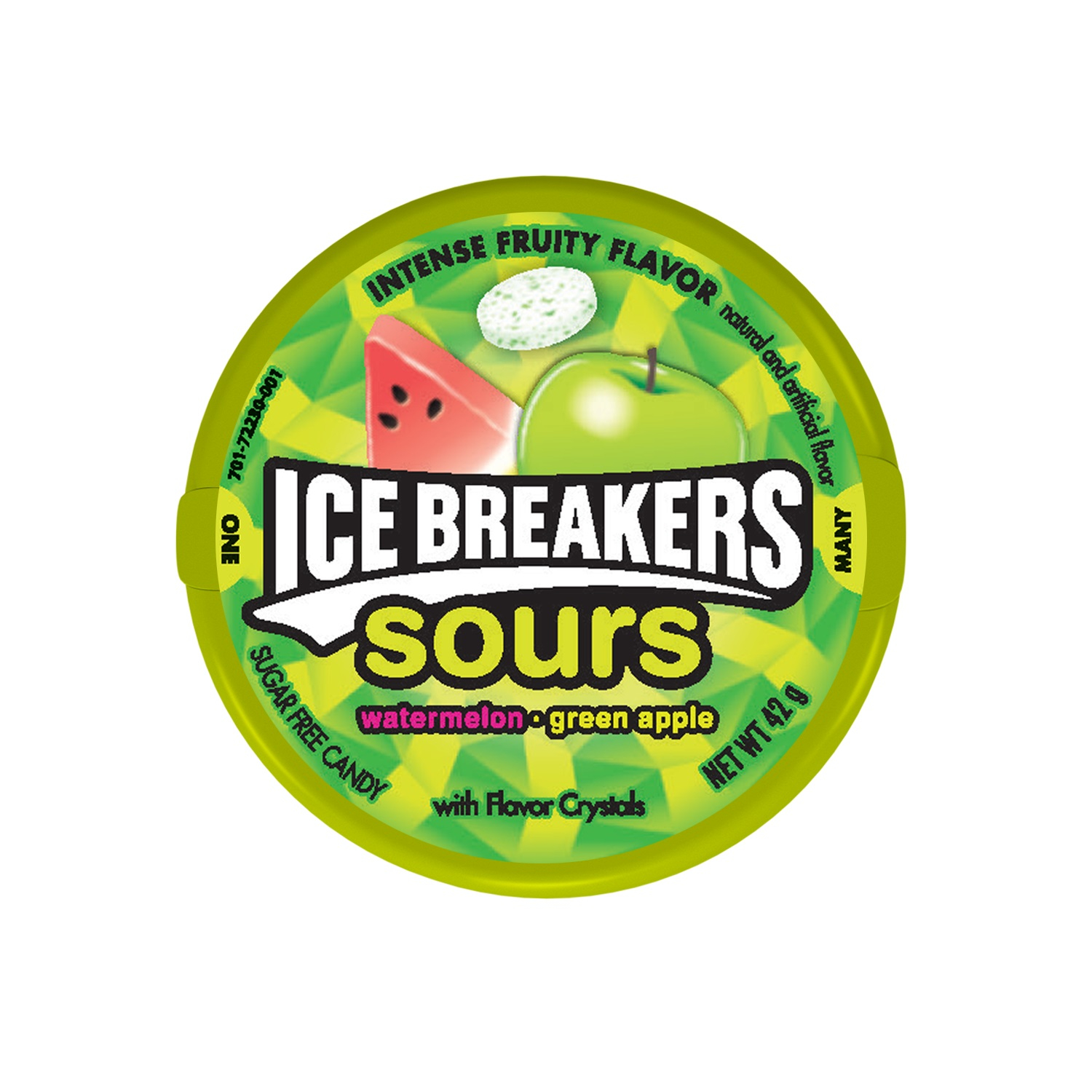 icebreakers-watermelon_1.jpg Ice Breakers Fruit Sours Sugar Free 42g - Image 1