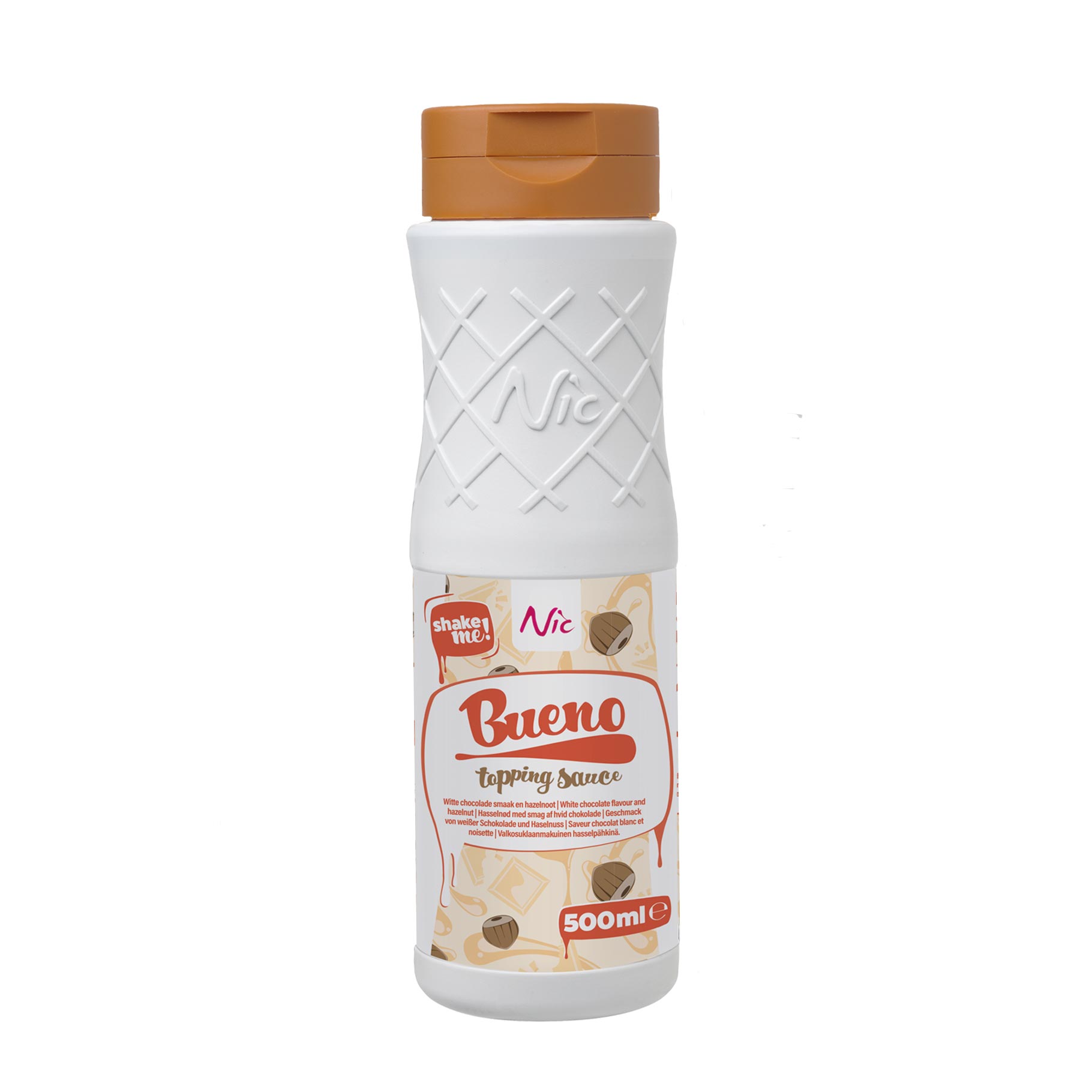 ns21355_bueno.jpg NIC Bueno Topping Sauce Bottle 500ml - Image 1